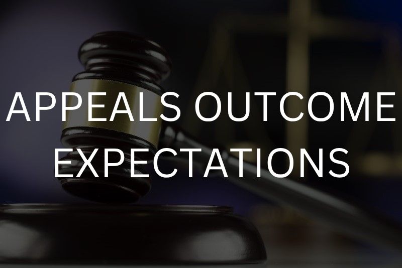 Appeals outcome expectations