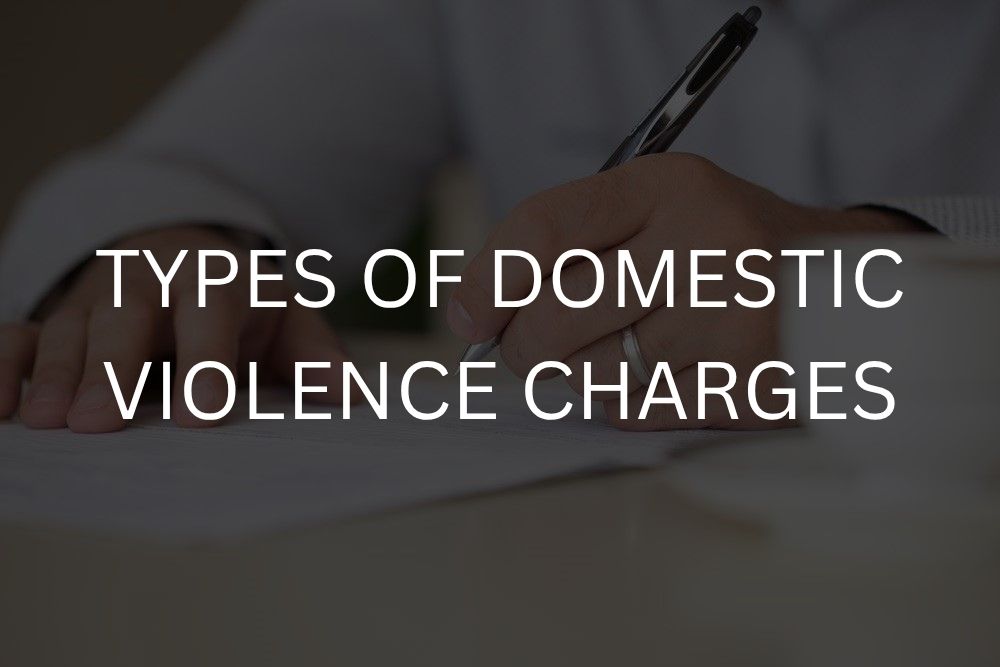 Types of domestic violence charges