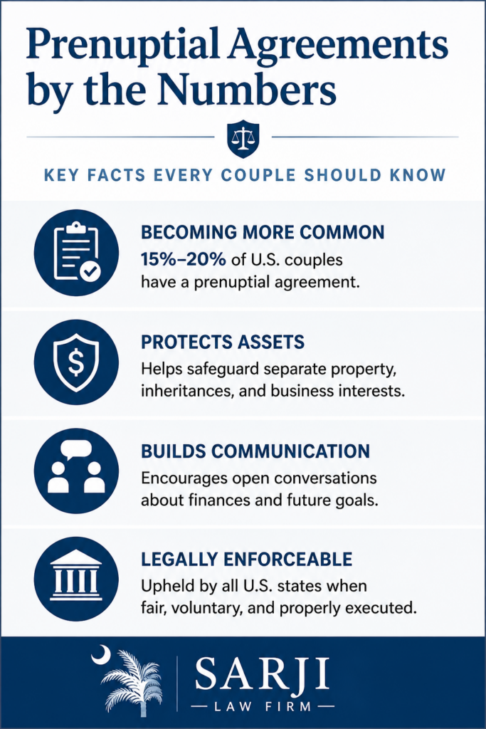 Charleston Prenup Agreements Infographic